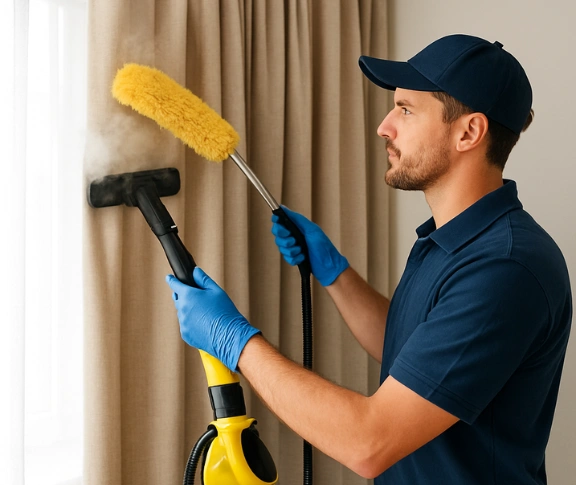 Trusted drapes cleaning technician Matty Curtain Cleaning coimadai-vic QLD
