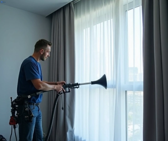 Professional drapes cleaning process tools Matty Curtain Cleaning coimadai-vic