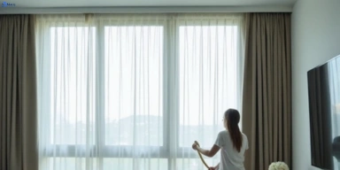 Delicate sheer drape cleaning coimadai-vic Matty Curtain Cleaning